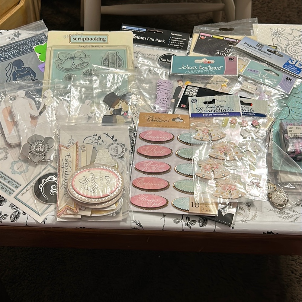 Bundle of DIY Wedding Album Ephemera